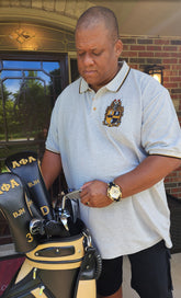 Alpha Grey Premium Polo Shirt